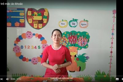 KỸ  NĂNG GẤP QUẦN ÁO (3 – 4 TUỔI)