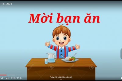 GDAN:   VĐMH “MỜI BẠN ĂN” (5 – 6 TUỔI)